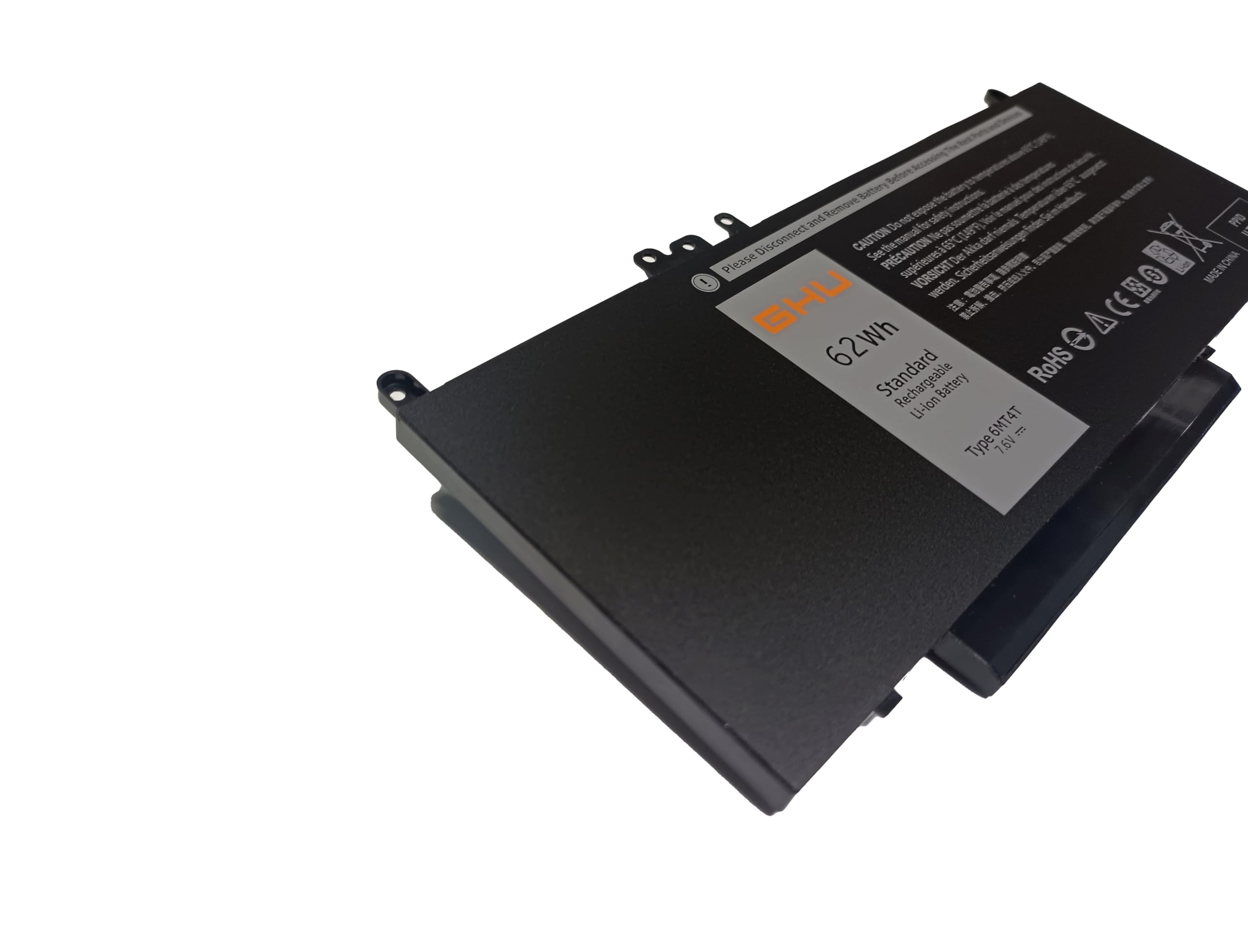 GHU 6MT4T 62Wh 7.6V Battery for Dell Latitude 14 5470 E5470 15 5570 E5570 Precision 15 3510 M3510 Part Number 7V69Y TXF9M 79VRK - Image 4