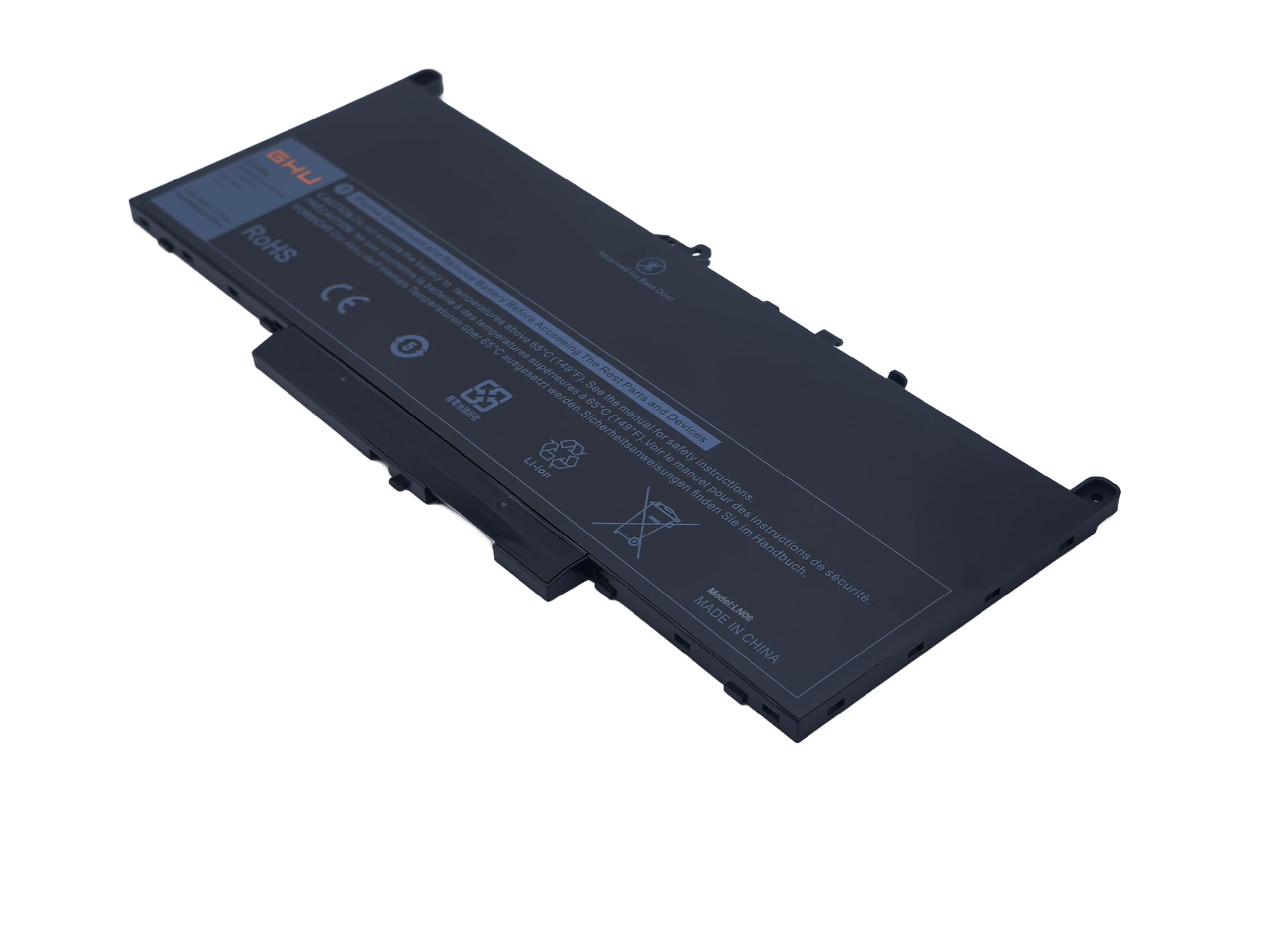 GHU J60J5 55Wh 7.6V Lithium-ion Replacement Battery for Dell Latitude E7270 & E7470 Series Laptops - Premium Power Solution with Enhanced Capacity and Safety - Image 3