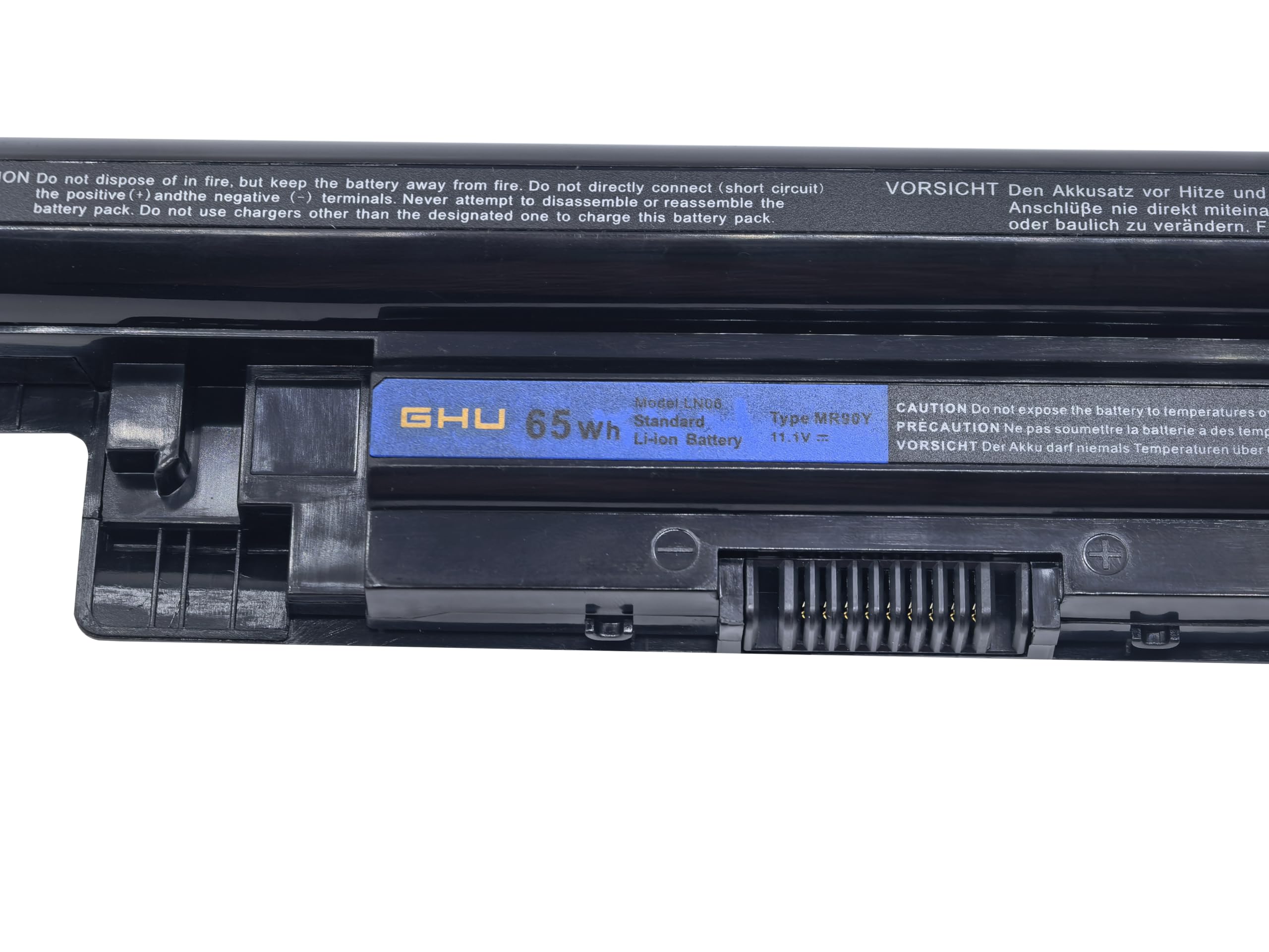 GHU New 11.1V 65Wh Battery MR90Y XCMRD Compatible with Dell 14-3421 14R-5421 14R-5437 15-3521 15R-5521 15R-5537 17-3721 17-3737 17R-5721 17R-5737 fit with Dell 3440 3540 P28F P40F P17E - Image 3