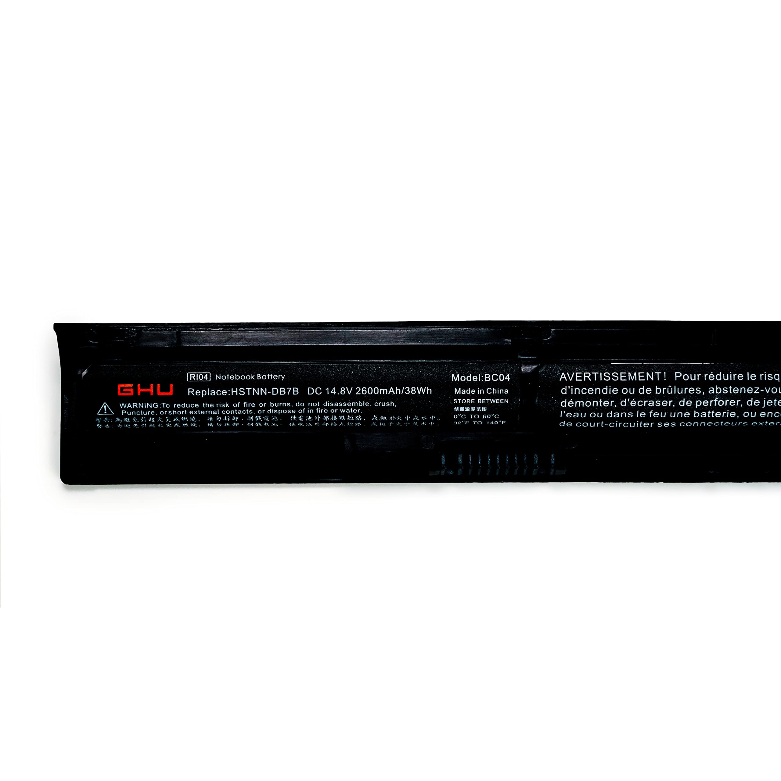 GHU New 38 Wh 2600 mAh Battery for HP Probook 450 G3 Battery RI04 ri04xl RI06XL 805294-001 Compatible with HP ProBook 455 G3 470 G3, Rechargeable for Over 500 Cycles, Passed CE FCC ROHS UL Testing - Image 3