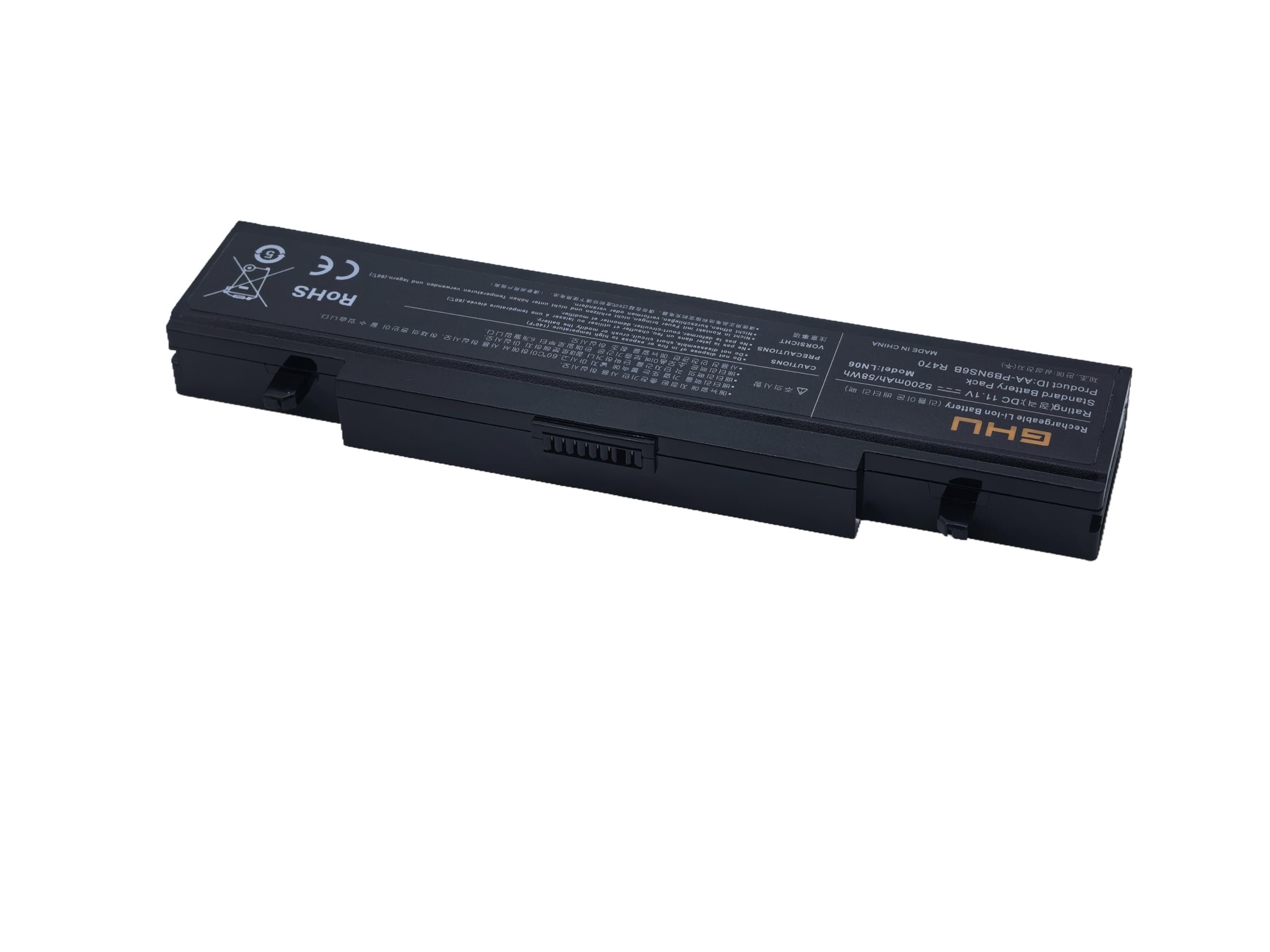 GHU New Battery 58 WH AA-PB9NC6B Compatible with Samsung NP-RV508 NT-RV508 P210 Q210 R40 R408 R410 R45 R430 R460 R480 R505 R509 R510 R522 AA-PB9NC5B AA-PB9NC6W AA-PB9NC6W/E AA-PL9NC2B AA-PL9NC6W - Image 4