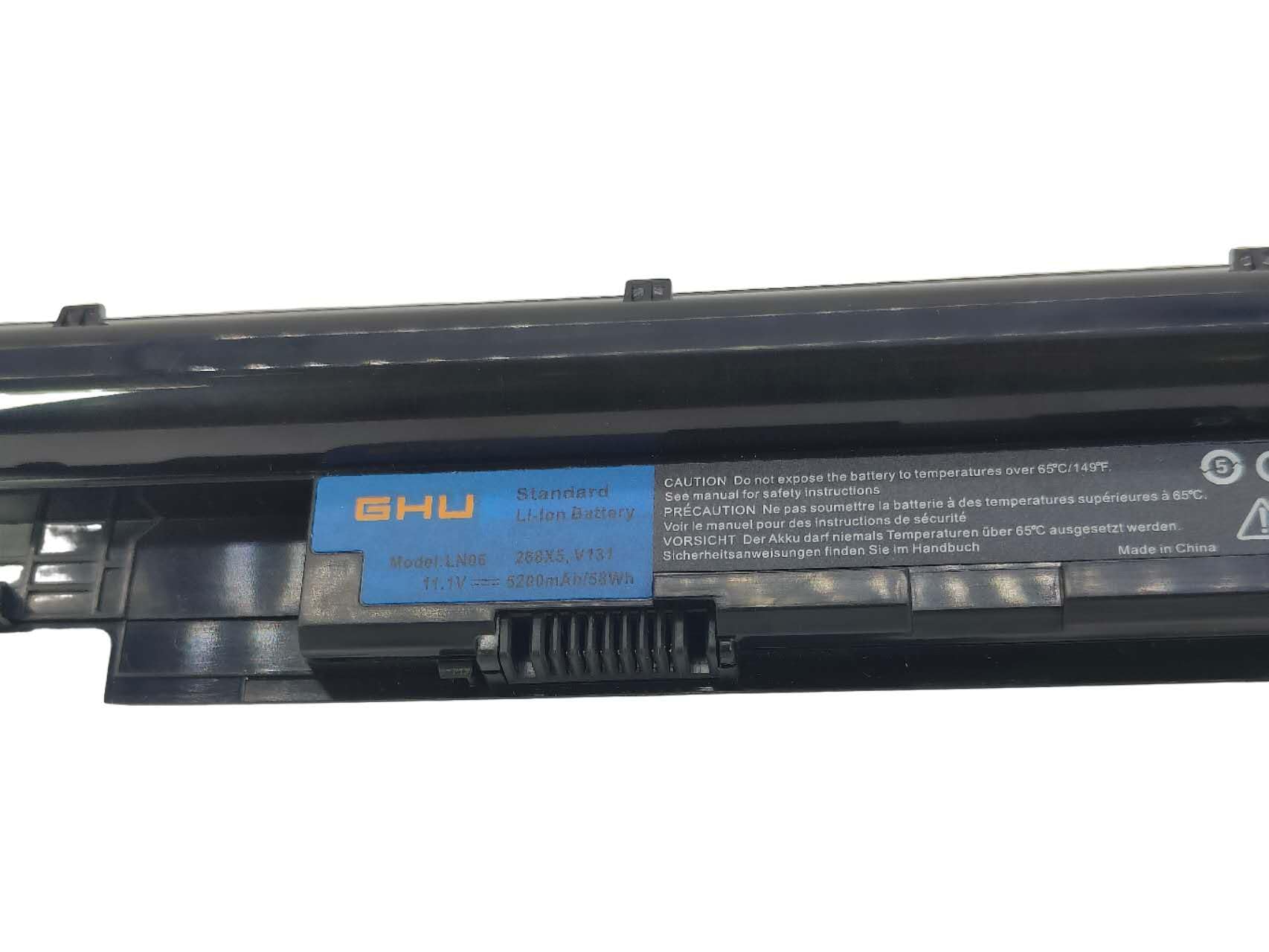 GHU New Battery 58 WH Replacement for 268X5 0268x5 Compatible with Dell Latitude 3330 inspiron 13z N311z 14Z N411z Vostro V131 V131D V131R 312-1257 312-1258 H2XW1 H7XW1 JD41Y N2DN5 - Image 3