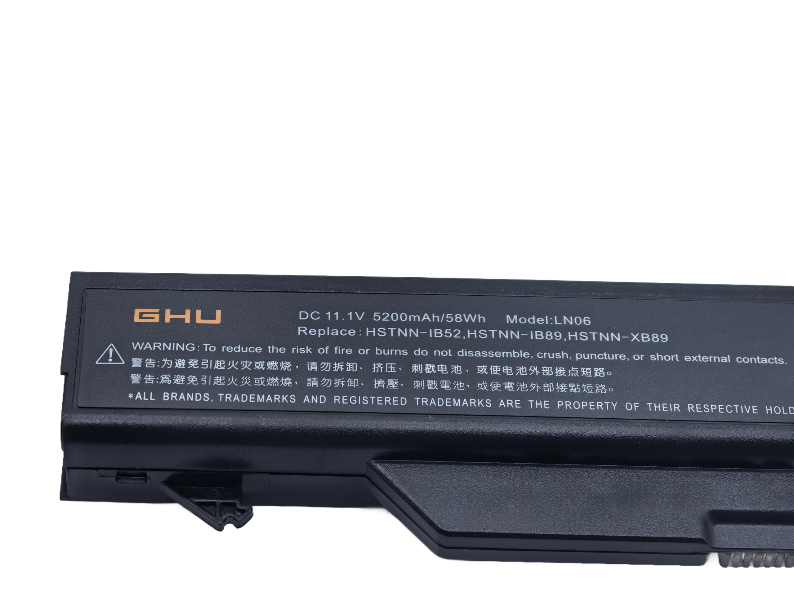 GHU New Battery 58 WH Replacement for 513129-361 513130-321 535753-001 535808-001 572032-001 Compatible for HP Probook 4510s 4520s 4710s 4515s Series HSTNN-1B1D HSTNN-I60C 591998-141 593576-001 - Image 3