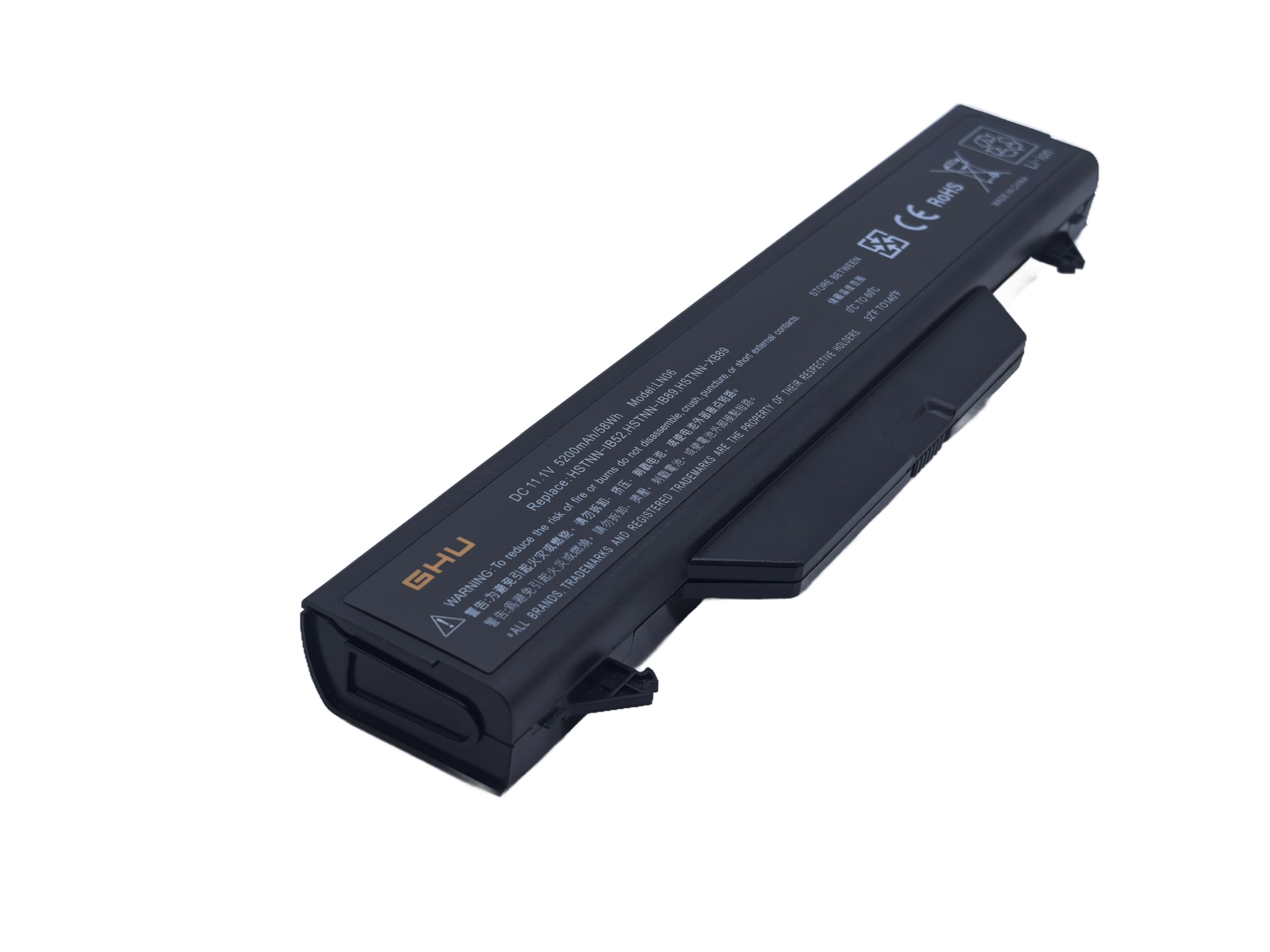 GHU New Battery 58 WH Replacement for 513129-361 513130-321 535753-001 535808-001 572032-001 Compatible for HP Probook 4510s 4520s 4710s 4515s Series HSTNN-1B1D HSTNN-I60C 591998-141 593576-001 - Image 4