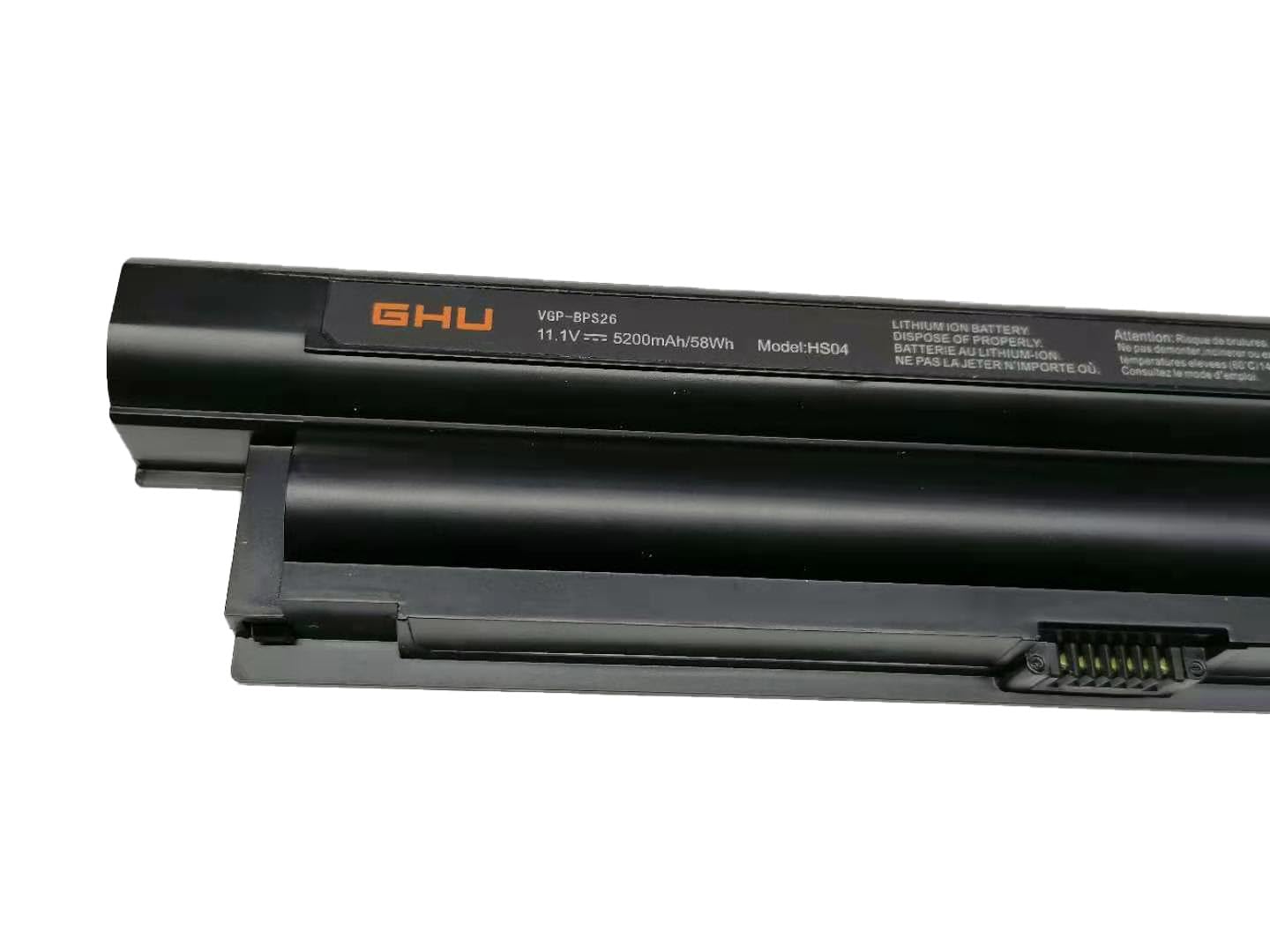 GHU New Battery 58 WH Replacement for VGP-BPS26 VGP-BPS26A VGP-BPL26 Compatible for Selected Sony Vaio Laptop Notebook 1 Year Warranty - Image 3
