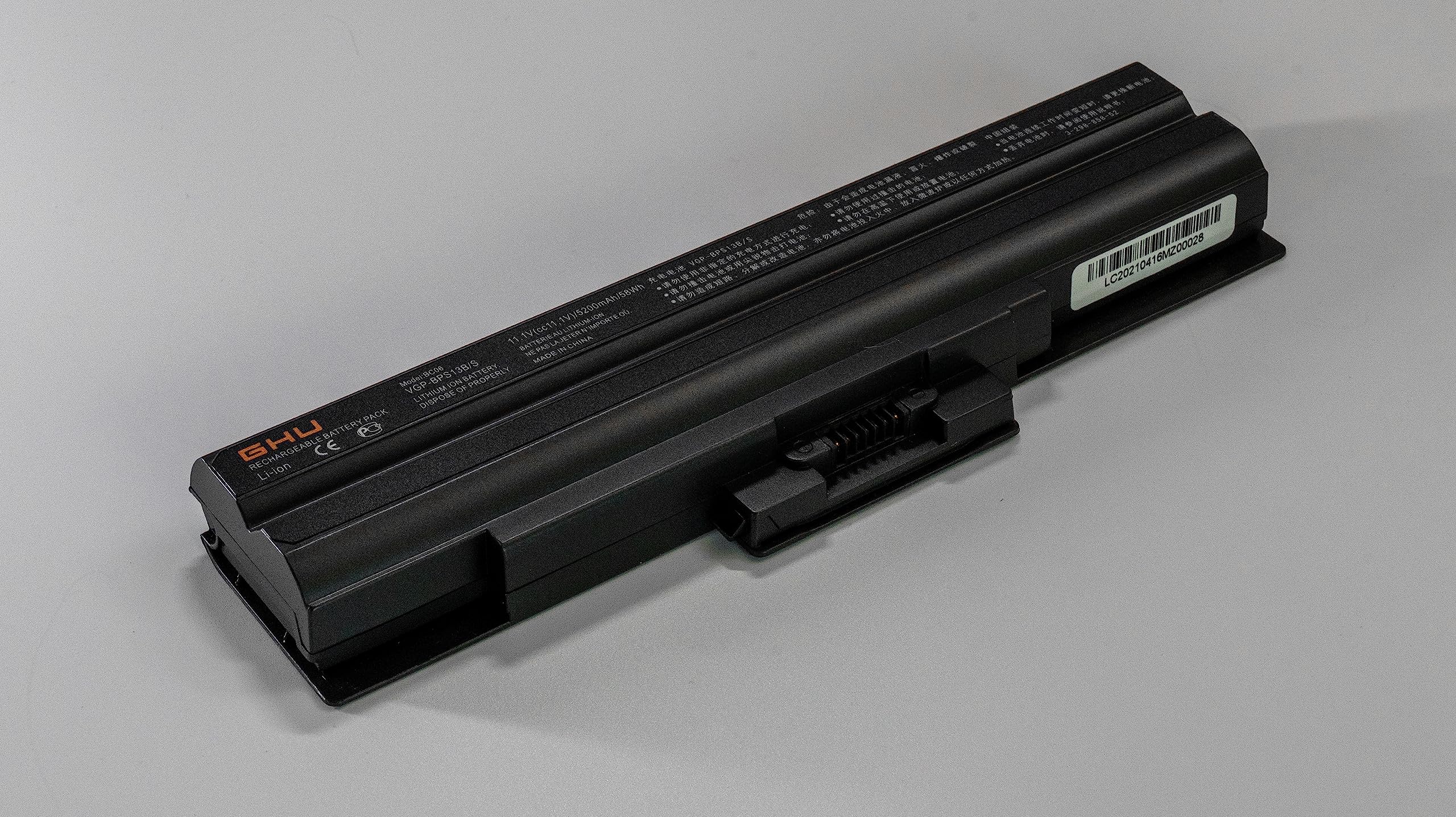 GHU New Battery 58WH Replacement for VGP-BPS13B VGP-BPS13/Q VGP-BPS13B/Q VGP-BPS21A VGP-BPS13A VGP-BPL13 VGP-BPS13A/B VGP-BPS21 VGP-BPS13B/S Compatible for Sony Vaio VGN-AW VGN-CS VGN-FW PCG-61411L - Image 5