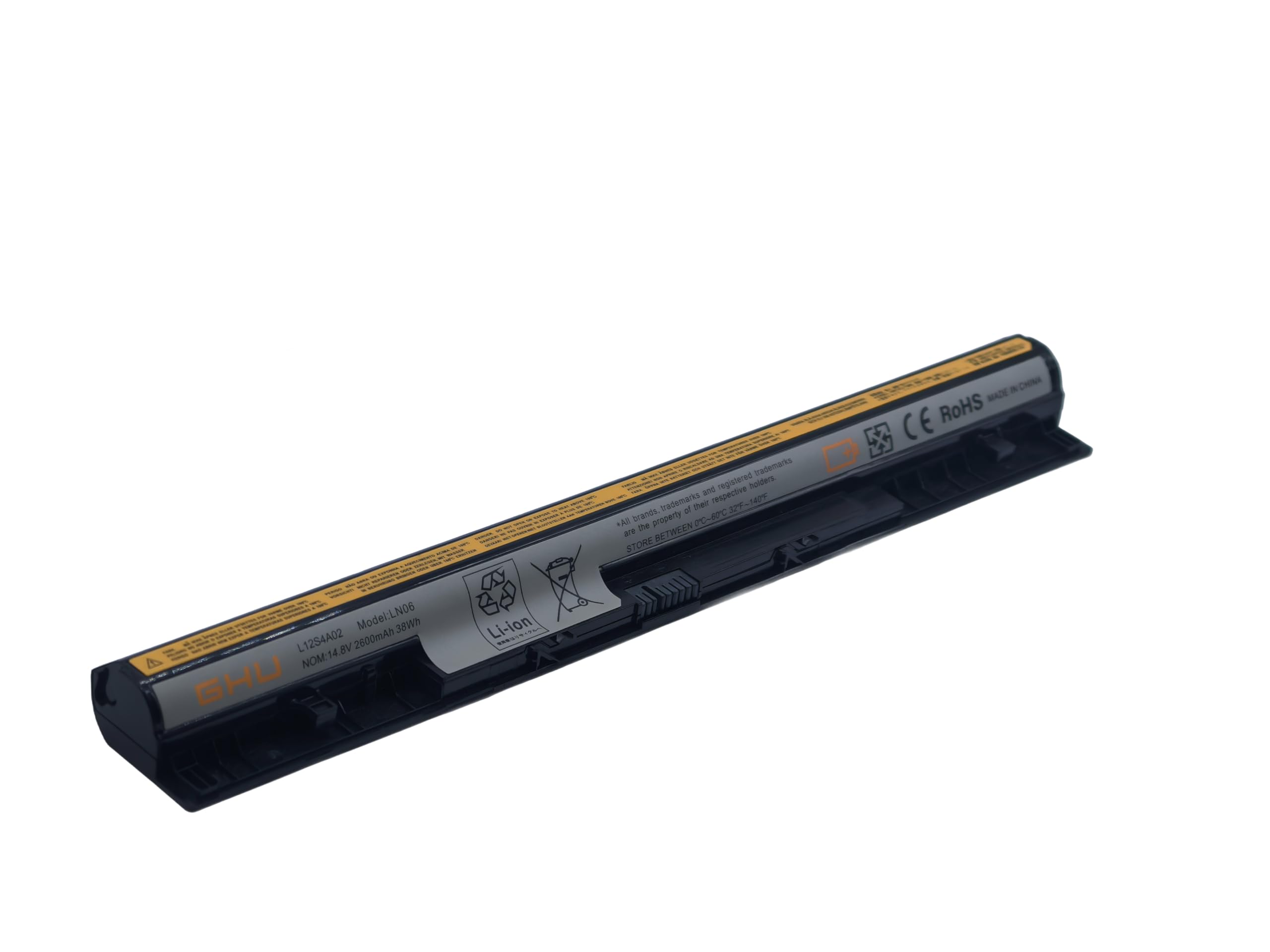 GHU New Battery L12L4A02 L12L4E01 L12M4A02 L12M4E01 L12S4A02 L12S4E01 2600 mAh Compatible with Lenovo IdeaPad G400S G405S G410S G510S G500S G505S G510S S410P S510P Touch Z710 G40-30 G40-45 G40-70 - Image 3