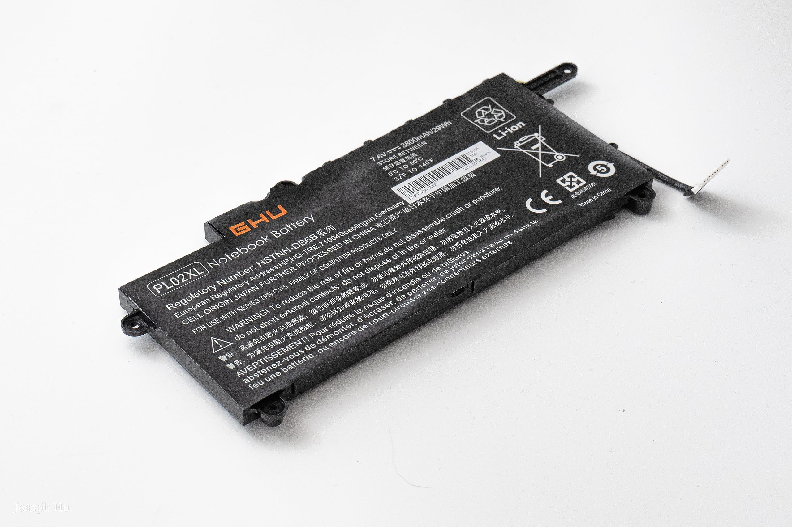 GHU New Battery PL02XL 7.6V 29Wh 751681-421 751875-001 Compatible with HP Pavilion 11-n x360 HSTNN-LB6B TPN-C115 11-n000snx 11-n010dx 11-n011dx 11-n012dx 11-n014tu 11-n030tu - 12 Months Warranty - Image 3