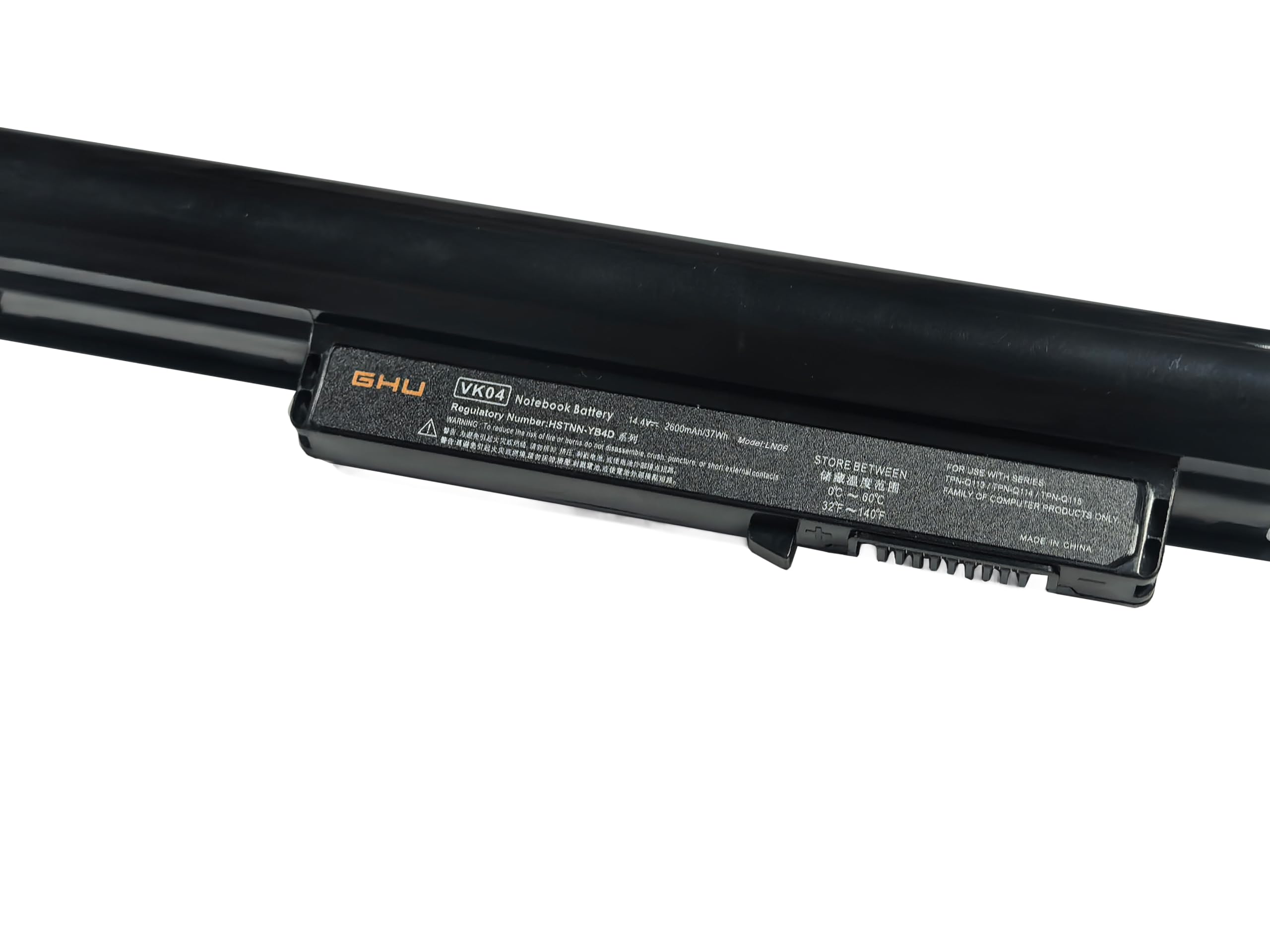 GHU New Notebook Replacement Battery VK04 HSTNN-YB4D 694864-851 695192-001 H4Q45AA Compatible with HP Pavilion Sleekbook 14-b000 15-b000 14 15 TPN-Q113 TPN-Q114 Laptop Batteries 14.4V 37Wh - Image 3