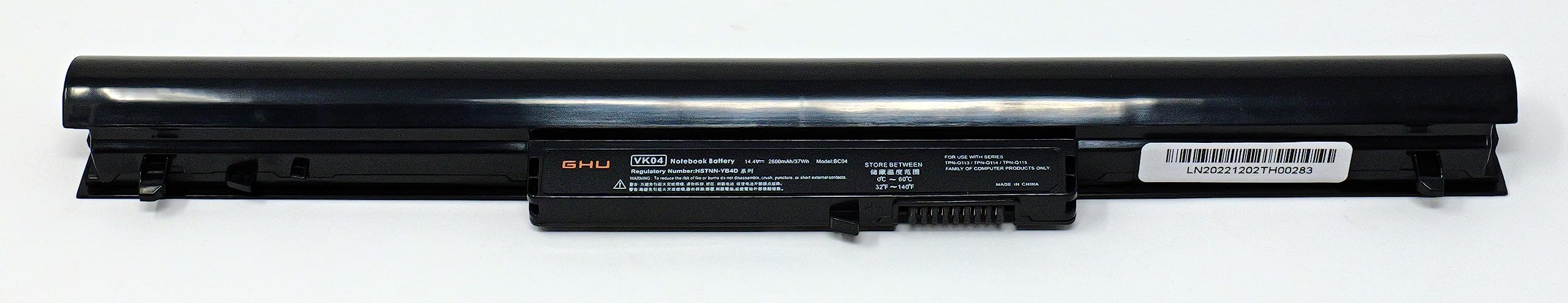 GHU New Notebook Replacement Battery VK04 HSTNN-YB4D 694864-851 695192-001 H4Q45AA Compatible with HP Pavilion Sleekbook 14-b000 15-b000 14 15 TPN-Q113 TPN-Q114 Laptop Batteries 14.4V 37Wh - Image 7